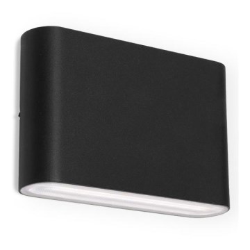 LED2 - Iluminação de parede exterior LED FLAT 2xLED/3W/230V IP65 3000K/4000K/5700K preto