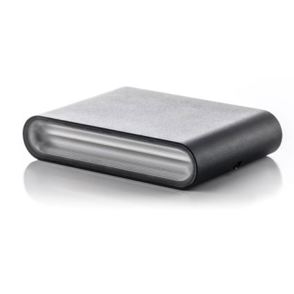 LED2 - Iluminação de parede exterior LED FLAT 2xLED/3W/230V IP65 3000K/4000K/5700K preto