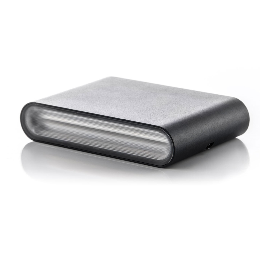 LED2 - Iluminação de parede exterior LED FLAT 2xLED/3W/230V IP65 3000K/4000K/5700K preto