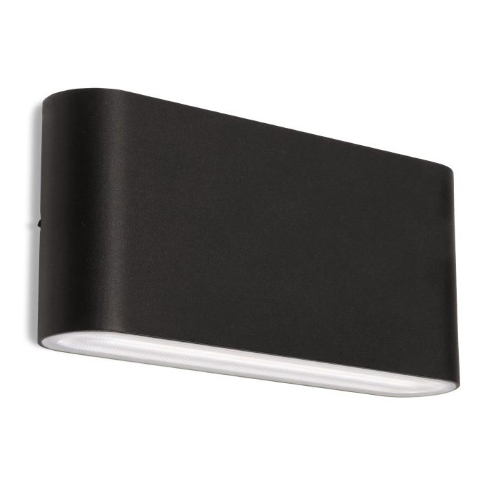 LED2 - Iluminação de parede exterior LED FLAT 2xLED/5W/230V IP65 3000K/4000K/5700K preto