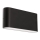 LED2 - Iluminação de parede exterior LED FLAT 2xLED/5W/230V IP65 3000K/4000K/5700K preto