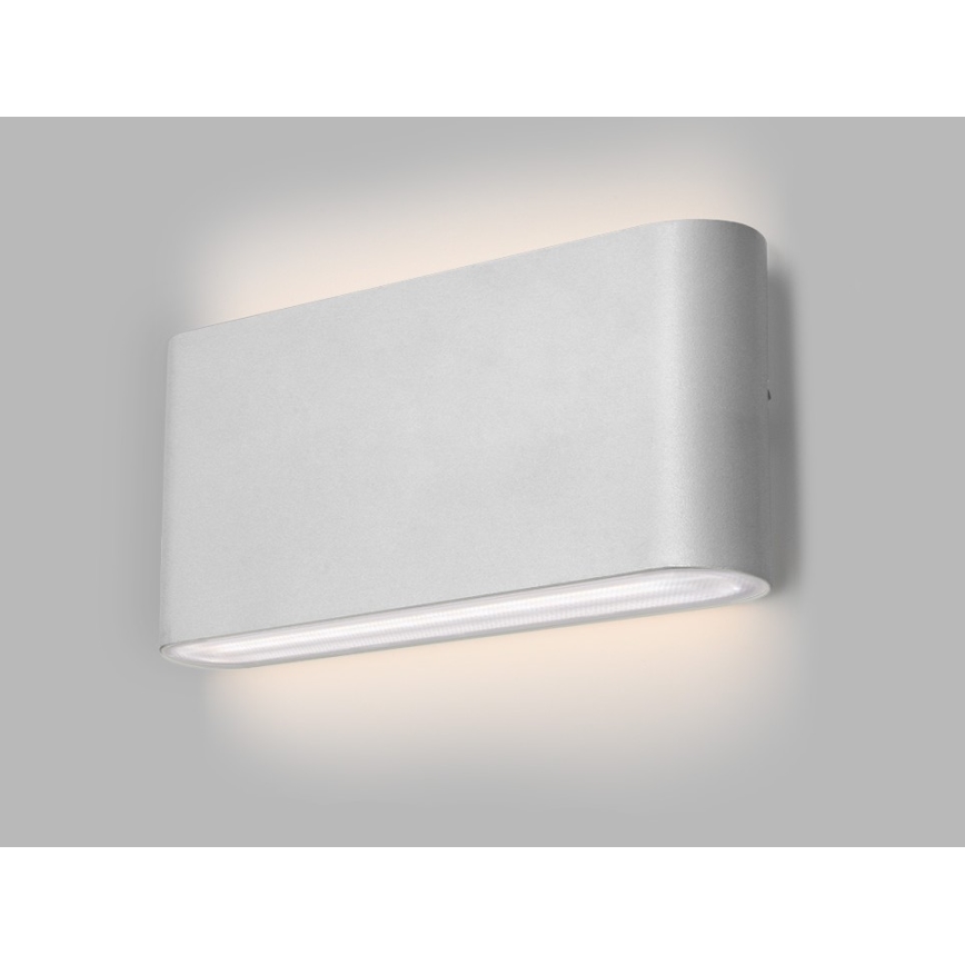 LED2 - Iluminação de parede exterior LED FLAT 2xLED/5W/230V IP65
