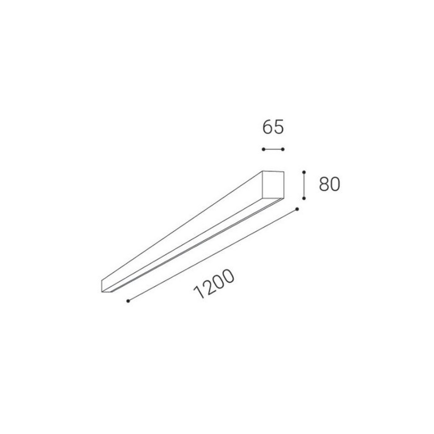 LED2 - Iluminação de teto embutida LED LINO LED/30W/230V 3000/3500/4000 branca