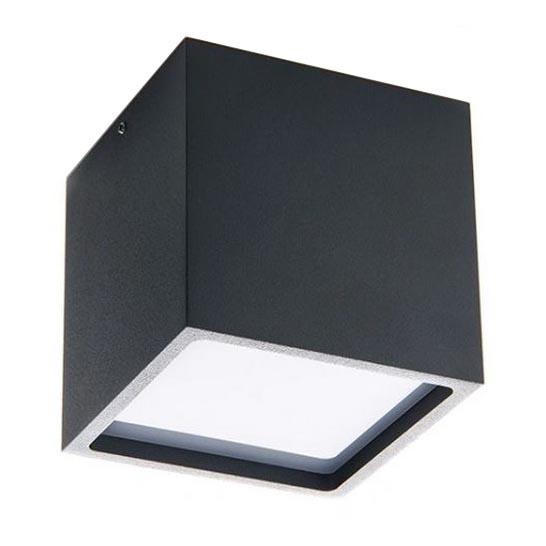 LED2 - Iluminação de teto exterior LED CUBE LED/12W/230V antracite IP54