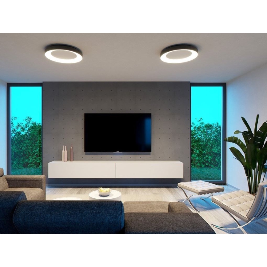 LED2 - Iluminação de teto LED BELLA LED/40W/230V 3000/4000K preta