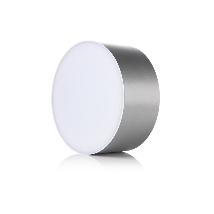 LED2 - Iluminação de teto LED BUTTON LED/17W/230V prateada