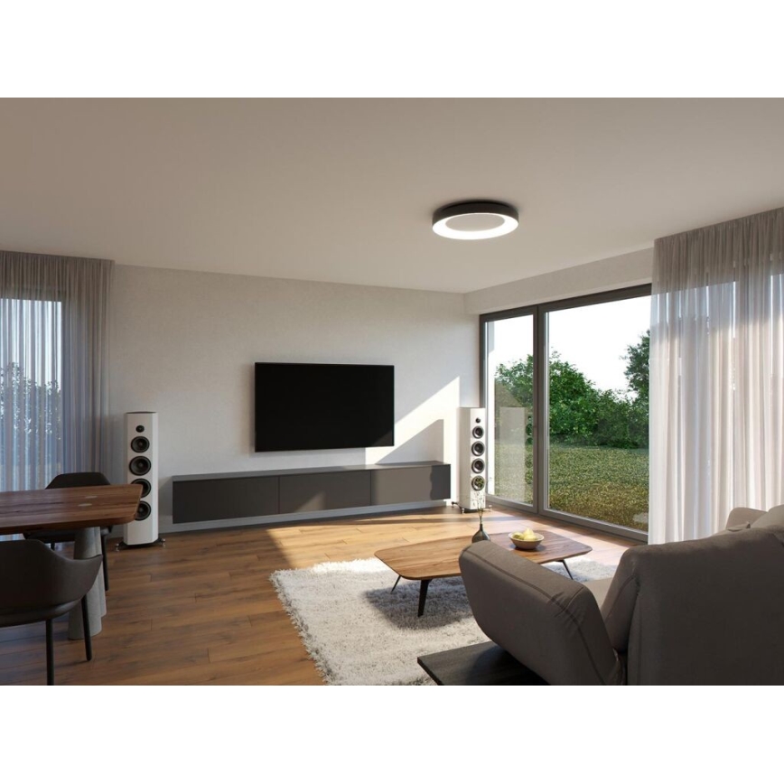 LED2 - Iluminação de teto LED com regulação BELLA LED/80W/230V 3000K/4000K preto