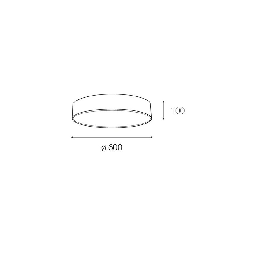 LED2 - Iluminação de teto LED com regulação MONO LED/60W/230V 3000K/4000K branco