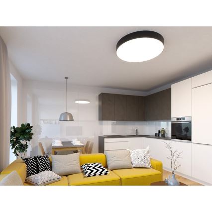 LED2 - Iluminação de teto LED com regulação MONO LED/60W/230V 3000K/4000K preto