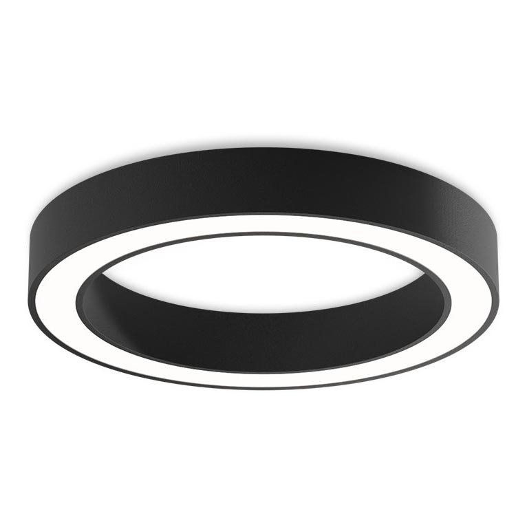 LED2 - Iluminação de teto LED com regulação SATURN LED/50W/230V 3000K/4000K preto