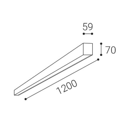 LED2 - Iluminação de teto LED NOLI LED/40W/230V 3000K/3500K/4000K branco