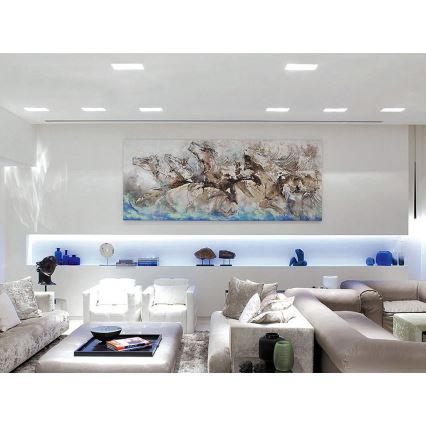 LED2 - Iluminação embutida de casa de banho LED SLIM LED/15W/230V IP43 CRI 90