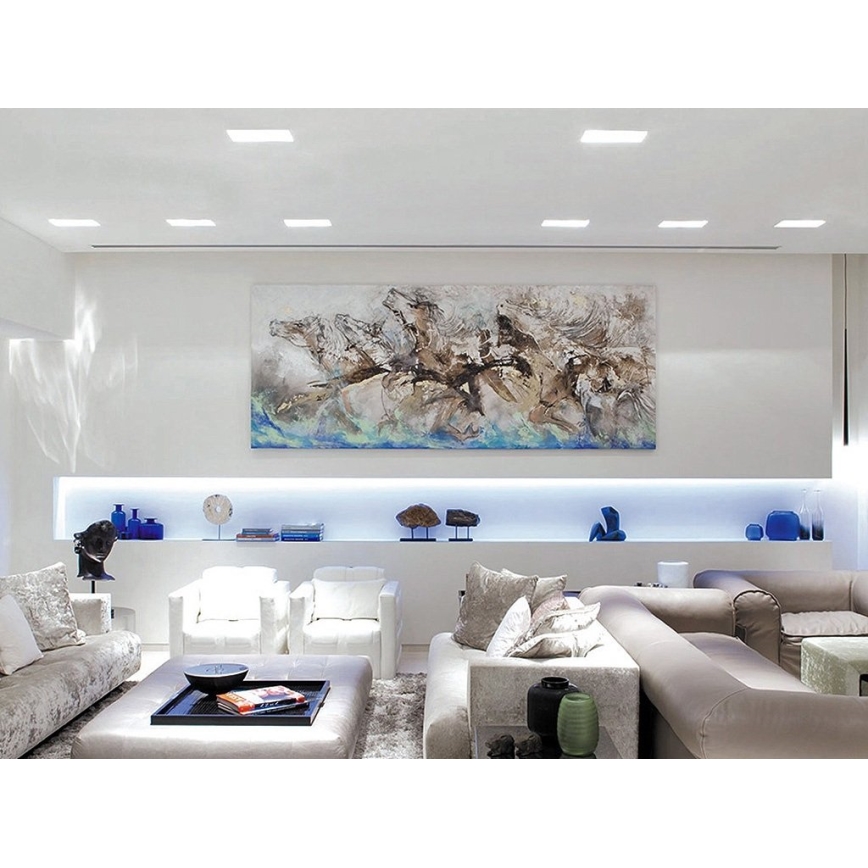 LED2 - Iluminação embutida de casa de banho LED SLIM LED/15W/230V IP43 CRI 90