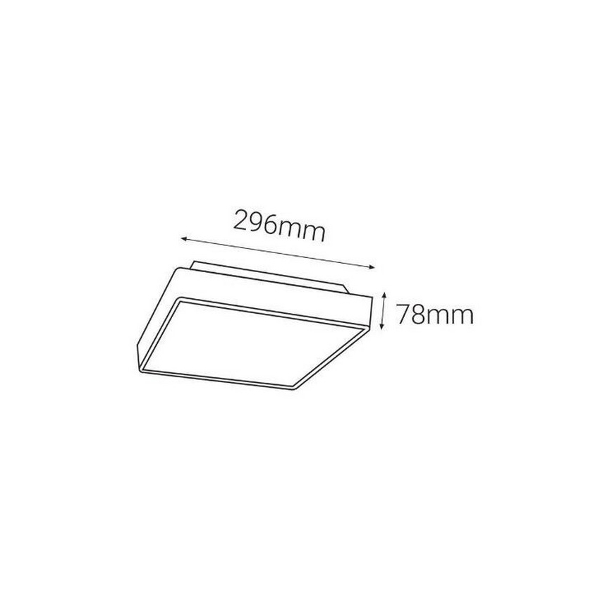 LED2 - Iluminação exterior LED com sensor SOLO  LED/16W/230V 3000/4000/6500K IP65