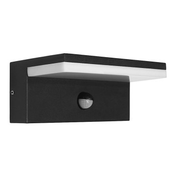 LED2 - LED Iluminação de parede exterior com sensor HUGO LED/9W/230V IP54 3000K/4000K