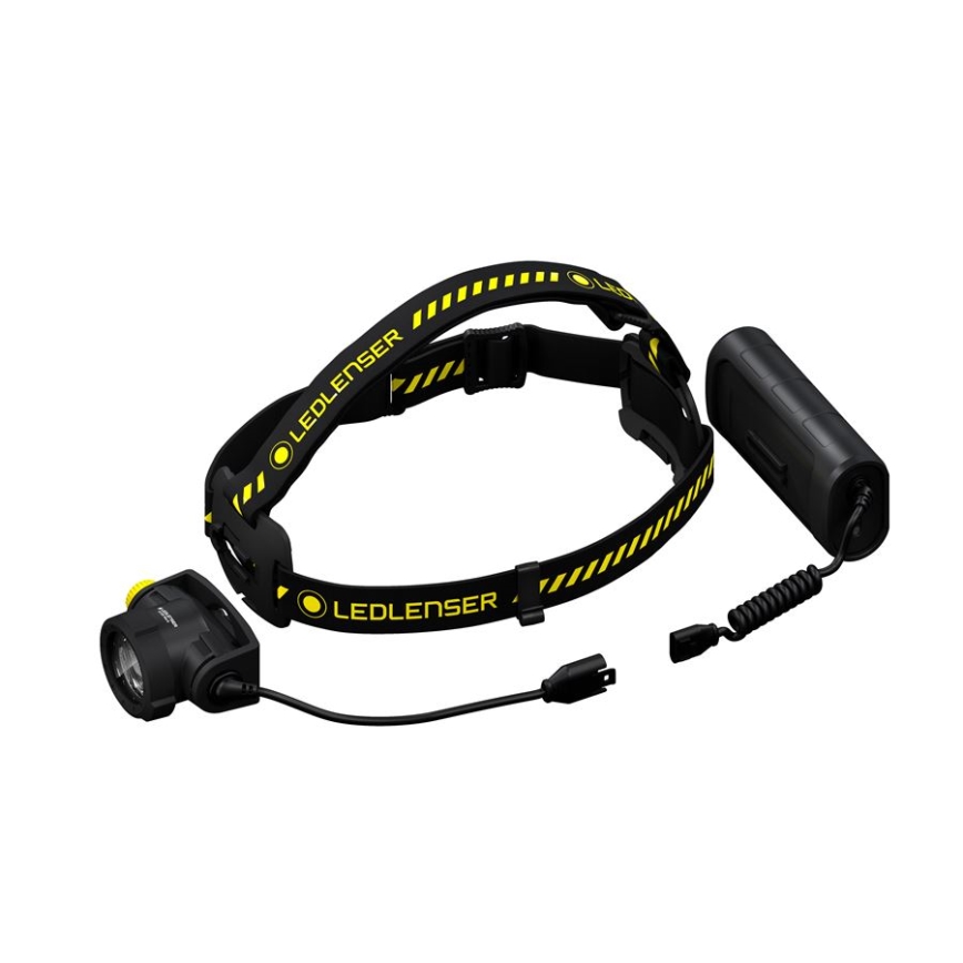 Ledlenser H15R WORK - Lanterna frontal recarregável LED com brilho regulável LED/4800 mAh IP67 2500 lm 70 h preta