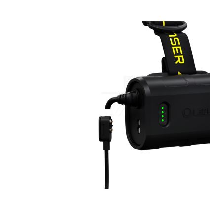Ledlenser H15R WORK - Lanterna frontal recarregável LED com brilho regulável LED/4800 mAh IP67 2500 lm 70 h preta