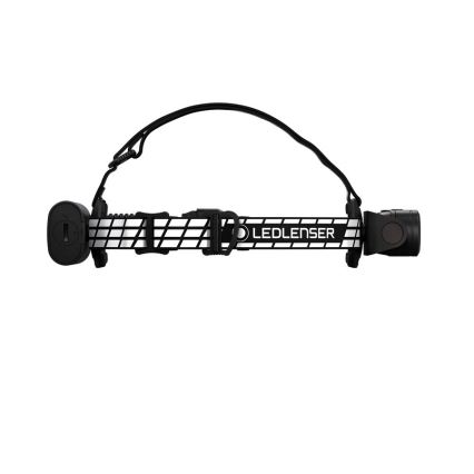Ledlenser H19R SIGNATURE - lanterna frontal recarregável com LED e intensidade de luz ajustável / 4800 mAh IP68 4000 lm 20 h preta