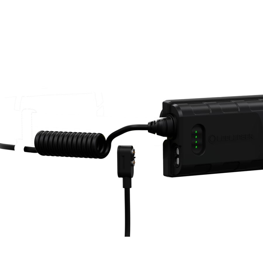 Ledlenser H5R WORK - lanterna frontal recarregável LED com intensidade regulável / 1800 mAh IP67 500 lm 45 h preta