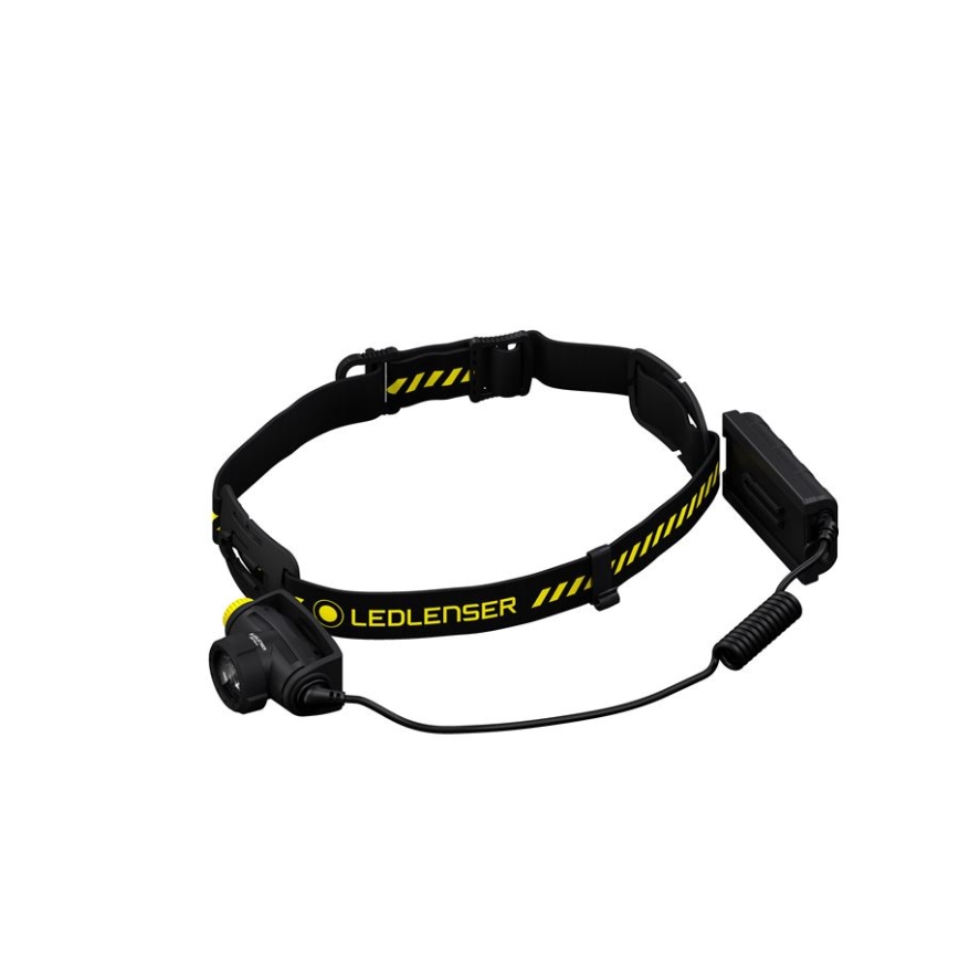 Ledlenser H5R WORK - lanterna frontal recarregável LED com intensidade regulável / 1800 mAh IP67 500 lm 45 h preta