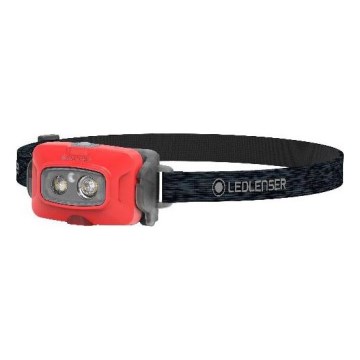 Ledlenser HF4R Core - Lanterna frontal LED recarregável com regulação de brilho, 1000 mAh, IP68, 500 lm, 35 h, vermelha