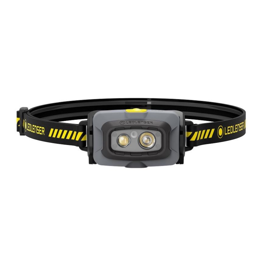 Ledlenser HF4R Work - Lanterna frontal recarregável com intensidade regulável LED/1000 mAh IP68 500 lm 35 h preta