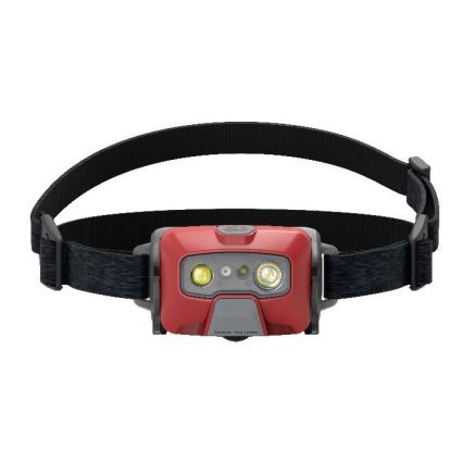 Ledlenser HF6R Core - Lanterna frontal recarregável LED, regulável, 2000 mAh, IP68, 800 lm, 60 h, vermelha