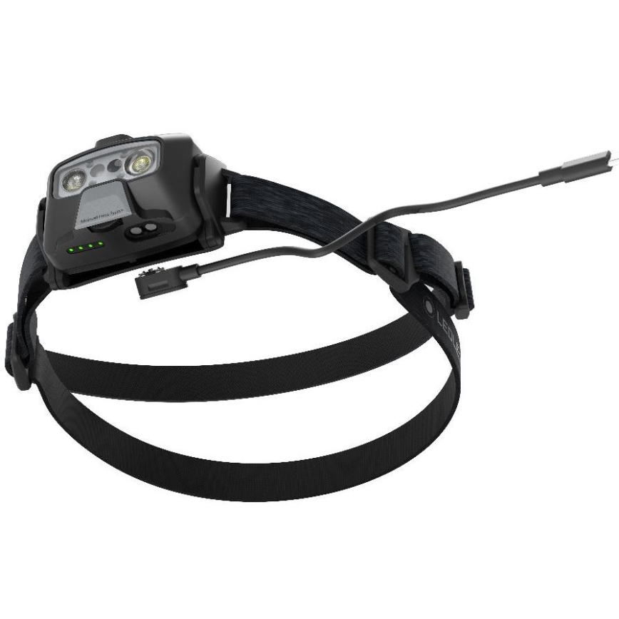Ledlenser HF6R Core - Lanterna frontal recarregável com ajuste de brilho LED, 2000 mAh, IP68, 800 lm, 60 h, preta