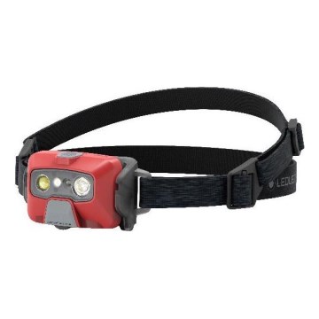 Ledlenser HF6R Core - Lanterna frontal recarregável LED, regulável, 2000 mAh, IP68, 800 lm, 60 h, vermelha