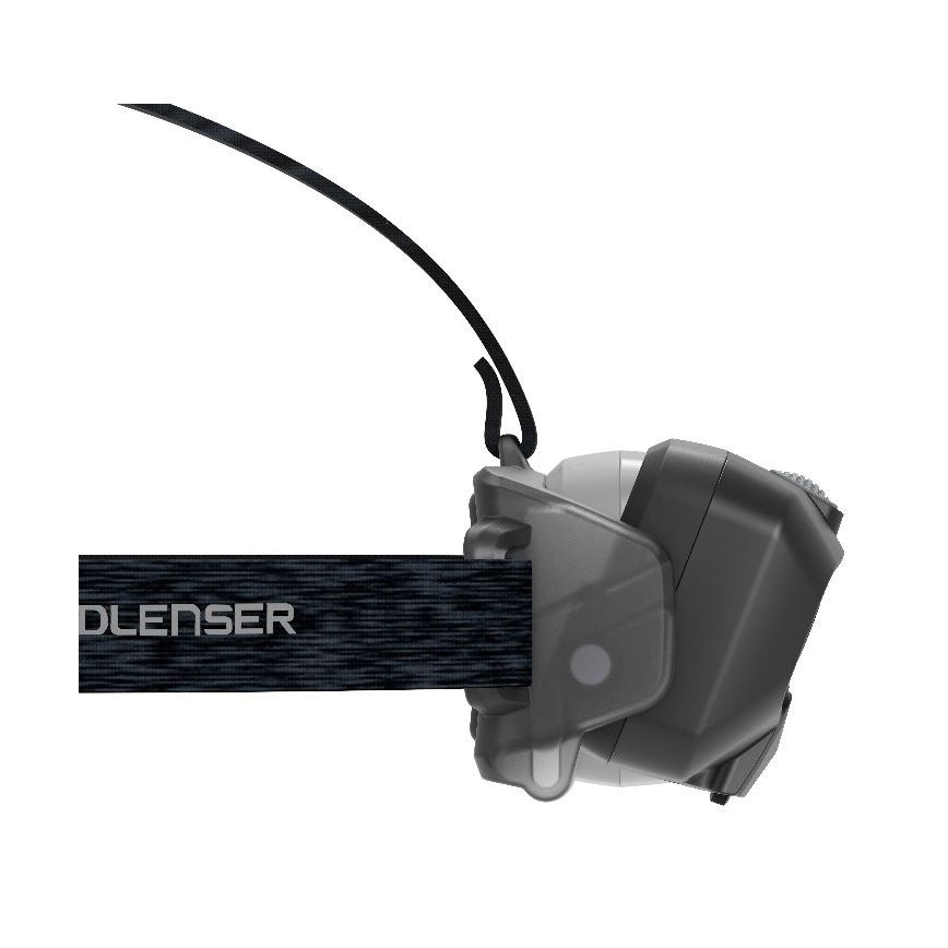Ledlenser HF8R Core - Lanterna frontal recarregável com LED regulável, 2000 mAh, IP68, 800 lm, 60 h, cinzenta
