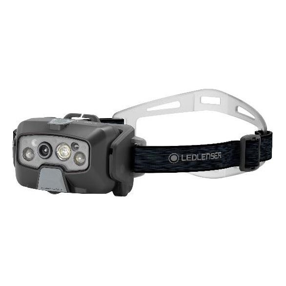 Ledlenser HF8R Core - Lanterna frontal recarregável com LED regulável, 2000 mAh, IP68, 800 lm, 60 h, cinzenta