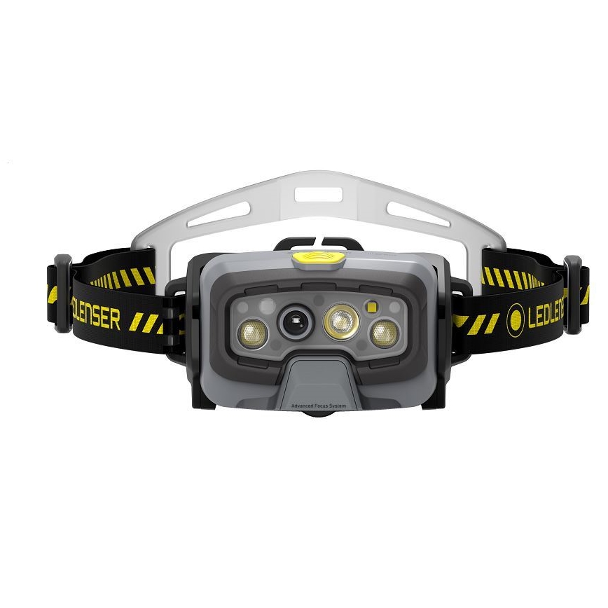 Ledlenser HF8R Work - Lanterna frontal recarregável regulável LED/3700 mAh IP68 1600 lm 90 h preta