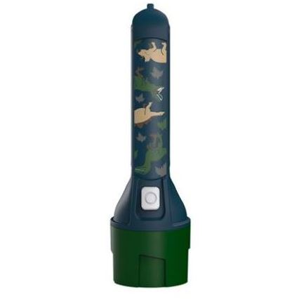 Ledlenser KIDBEAM4 DINO - lanterna infantil LED dimerizável, 2xAAA, IP44, verde