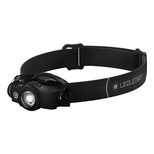 Ledlenser MH4 - Lanterna frontal recarregável LED com regulação de intensidade LED/750 mAh IP54 400 lm 35 h preta
