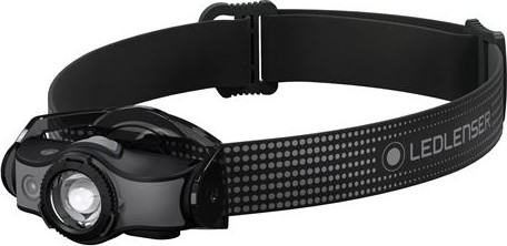 Ledlenser MH5 - Lanterna de cabeça recarregável LED com intensidade regulável LED/1xAA/750 mAh IP54 400 lm 35 h preta/cinzenta