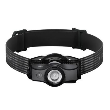 Ledlenser MH5 - Lanterna de cabeça recarregável LED com intensidade regulável LED/1xAA/750 mAh IP54 400 lm 35 h preta/cinzenta
