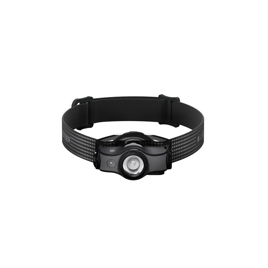 Ledlenser MH5 - Lanterna de cabeça recarregável LED com intensidade regulável LED/1xAA/750 mAh IP54 400 lm 35 h preta/cinzenta