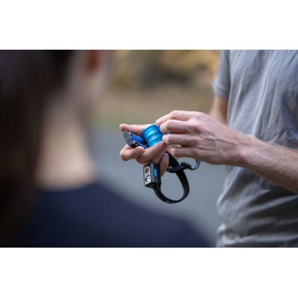 Ledlenser NEO3 - Lanterna de cabeça LED dimerizável LED/3xAAA IP54 400 lm 20 h azul