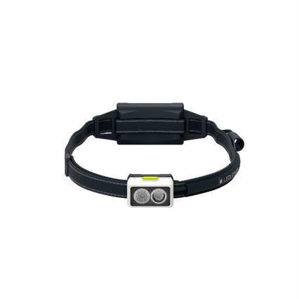 Ledlenser NEO5R - Lanterna frontal recarregável LED com regulação de intensidade, 1800 mAh, IP54, 600 lm, 35 h, preto/branco