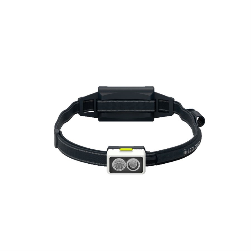 Ledlenser NEO5R - Lanterna frontal recarregável LED com regulação de intensidade, 1800 mAh, IP54, 600 lm, 35 h, preto/branco