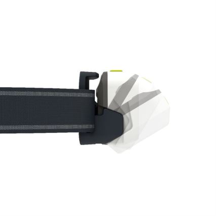 Ledlenser NEO5R - Lanterna frontal recarregável LED com regulação de intensidade, 1800 mAh, IP54, 600 lm, 35 h, preto/branco
