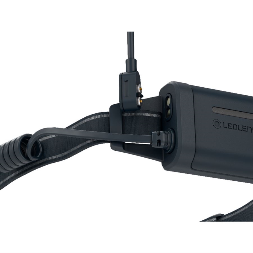 Ledlenser NEO5R - Lanterna frontal recarregável LED com regulação de intensidade, 1800 mAh, IP54, 600 lm, 35 h, preto/branco