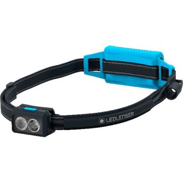 Ledlenser NEO5R - Lanterna frontal recarregável LED regulável, 1800 mAh, IP54, 600 lm, 35 h, azul