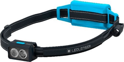 Ledlenser NEO5R - Lanterna frontal recarregável LED regulável, 1800 mAh, IP54, 600 lm, 35 h, azul