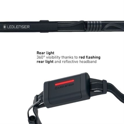 Ledlenser NEO5R - Lanterna frontal recarregável LED regulável, 1800 mAh, IP54, 600 lm, 35 h, azul