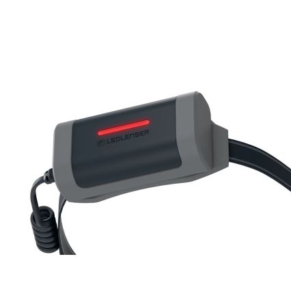 Ledlenser NEO9R - Lanterna frontal recarregável LED com dimmer/5000 mAh IP54 1200 lm 120 h preta/cinza
