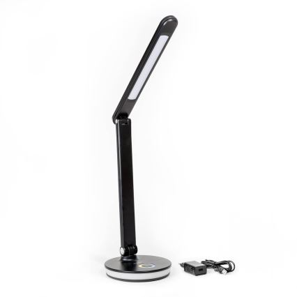 LED RGBW Candeeiro de mesa com regulação com função power bank LED/12W/5V 2800-6000K preto