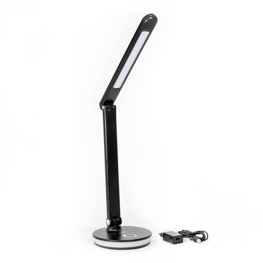 LED RGBW Candeeiro de mesa com regulação com função power bank LED/12W/5V 2800-6000K preto