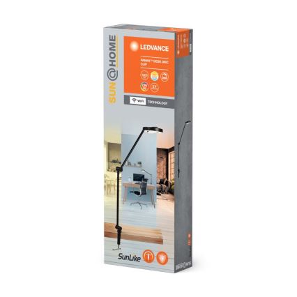 Ledvance - Candeeiro com clipe LED com regulação SUN@HOME LED/15W/230V 2200-5000K CRI 95 Wi-Fi