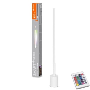 Ledvance - Candeeiro de chão LED RGBW com regulação SMART+ FLOOR LED/8W/230V 2700-6500 Wi-Fi branco + controlo remoto